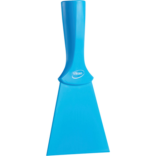 Grattoir en nylon avec poign&eacute;e filet&eacute;e, Bleu, 4" la x 8" lo Par Equipment