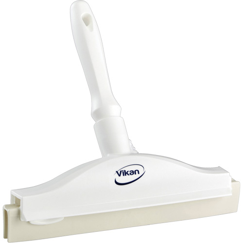 Raclette &agrave; lame double ultra hygi&eacute;nique, 10", Blanc Par Equipment
