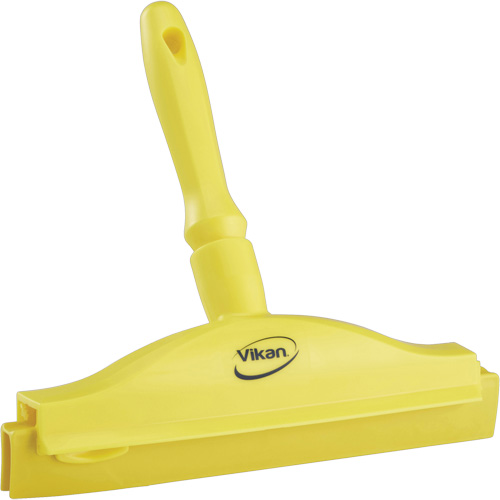 Raclette &agrave; lame double ultra hygi&eacute;nique, 10", Jaune Par Equipment