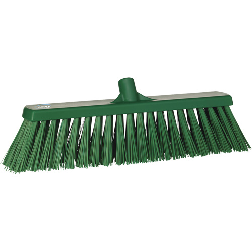 Balai-brosse robuste, Crins Ferme, 20", Polyester, Vert Par Equipment