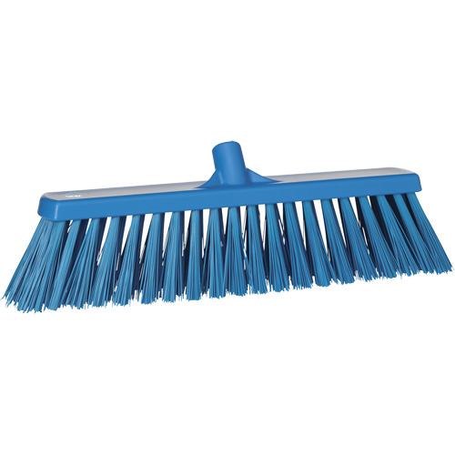 Balai-brosse robuste, Crins Ferme, 20", Polyester, Bleu Par Equipment