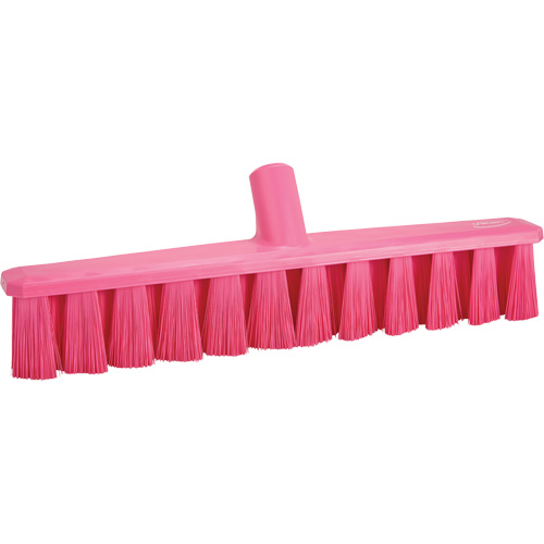 UST Push Broom, Medium Bristles, 15-1/4", Polyester, Pink Par Equipment