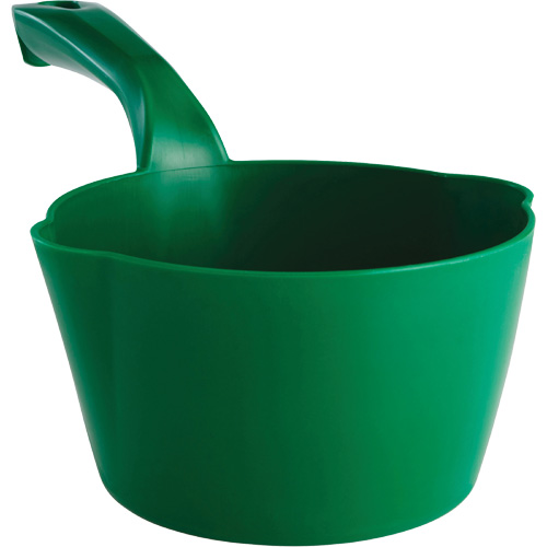 Round Bowl Scoop, Plastic, Green, 32 oz. Par Equipment