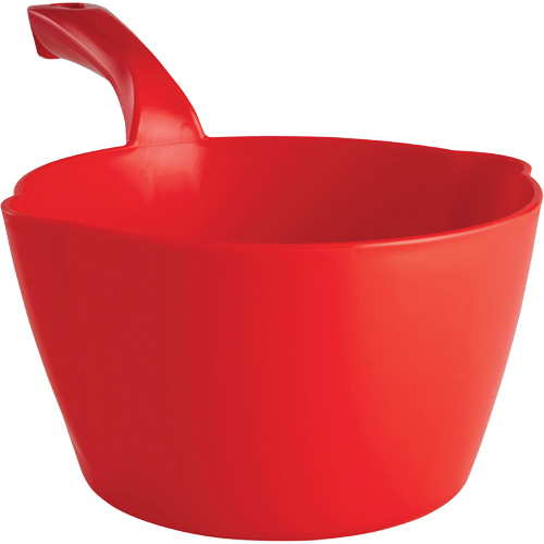 Pelle &agrave; main ronde, Plastique, Rouge, 64 oz Par Equipment
