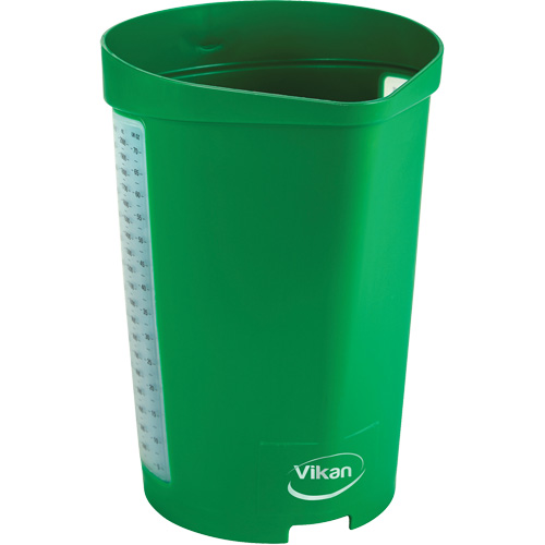 Cruche gradu&eacute;e, Plastique, Vert, 65 oz Par Equipment
