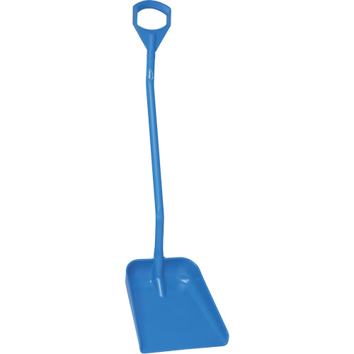 Pelle ergonomique &agrave; grande lame, Longueur de 51", Plastique, Bleu Par Equipment