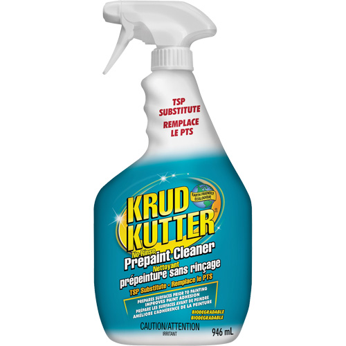 Nettoyant pour pr&eacute;peinture sans rinçage Substitut TSP Krud Kutter, 946 ml, Bouteille &agrave; g&acirc;chette Par Equipment