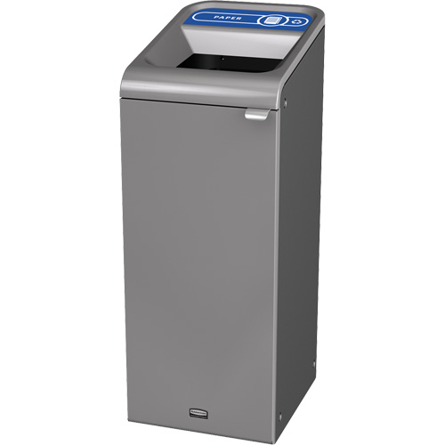 Configure Paper Waste Container, Bulk/Curbside/Deskside, Steel, 15 US gal. Par Equipment