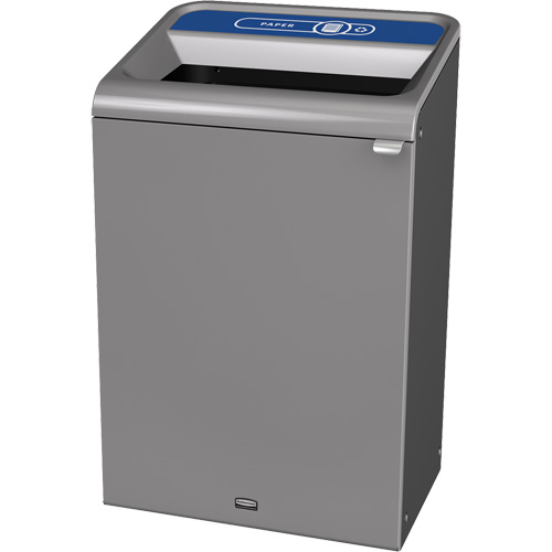 Conteneur pour d&eacute;chets de papier Configure, Vrac/Bord de rue/De bureau, Acier, 33 gal. US Par Equipment