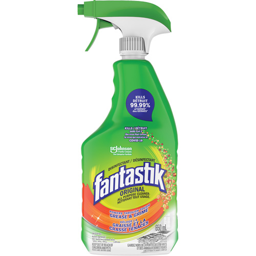 Fantastik&reg; Disinfectant Multi-Purpose Cleaner, 650 ml, Trigger Bottle Par Equipment