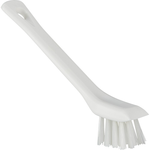 Brush with Scraping Edge, Stiff Bristles, 6" Long, White Par Equipment