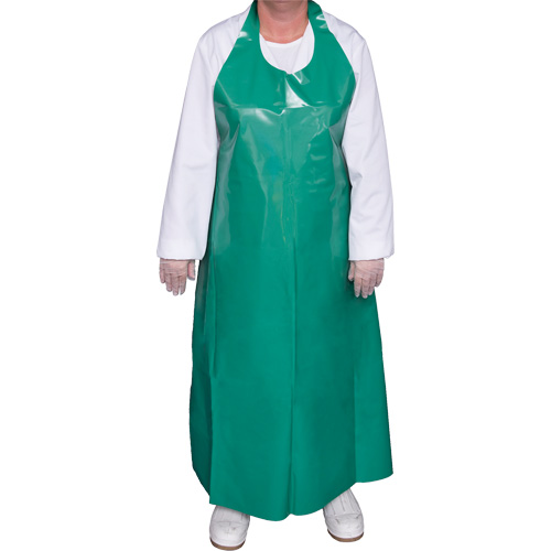Top Dog 6 Mil. Apron, Polyurethane, 45" L x Green Par Equipment