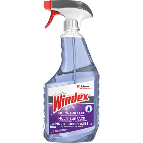 Windex&reg; Ammonia-Free Multi-Surface Cleaner, 946 ml, Trigger Bottle Par Equipment