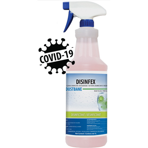 Nettoyant, d&eacute;sinfectant et d&eacute;sodorisant Disinfex, 1 L, Bouteille Par Equipment