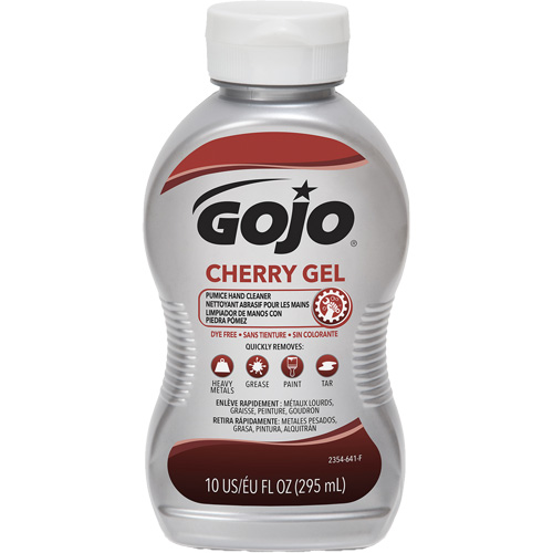 Hand Cleaner, Gel/Pumice, 295.74 ml, Bottle, Cherry Par Equipment