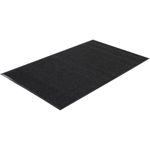 Twin Rib Matting, Wiper/Scraper, 3' x 5' x 1/4", Charcoal Par Equipment