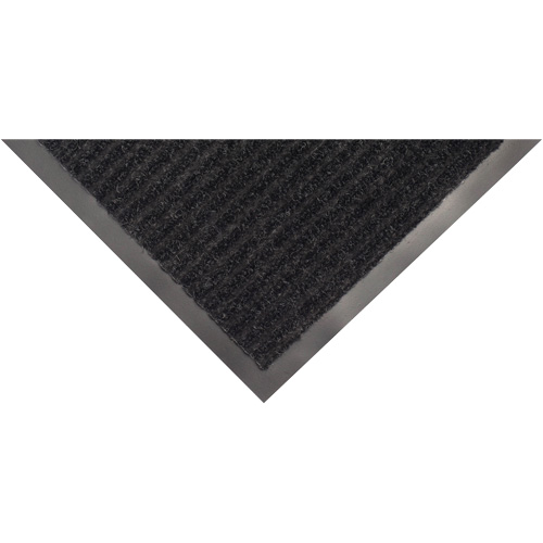 Twin Rib Matting, Wiper/Scraper, 3' x 5' x 1/4", Charcoal Par Equipment