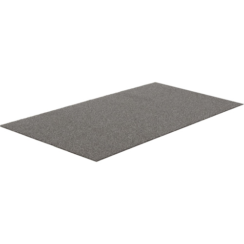 Tundra Indoor/Outdoor Matting, Latex/Polypropylene, Scraper Type, Tufted Cut Pile Pattern, 3-1/2' x 15', Charcoal Par Equipment