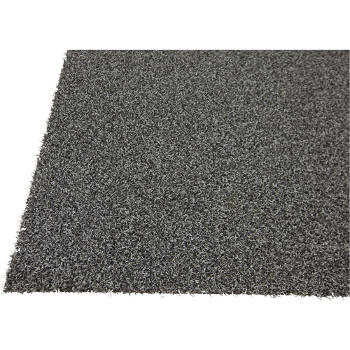 Tundra Indoor/Outdoor Matting, Latex/Polypropylene, Scraper Type, Tufted Cut Pile Pattern, 6-1/2' x 65-1/2", Grey Par Equipment