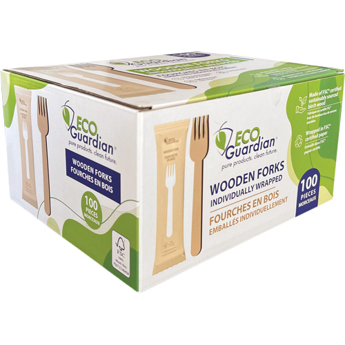 Individually Wrapped Wooden Forks Par Equipment