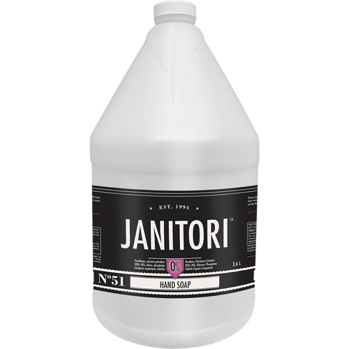 Savon &agrave; main Janitori, Mousse, 4 L, Parfum&eacute; Par Equipment