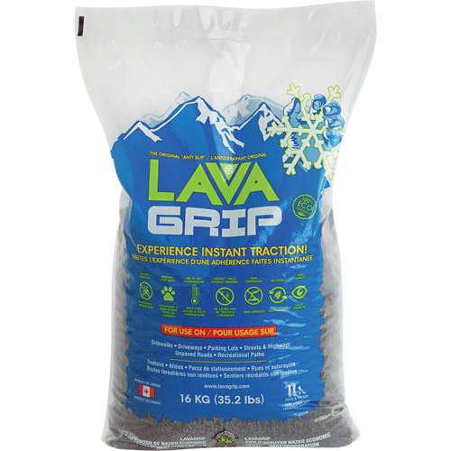 LavaGrip Traction-Aid, Container Size 35.3 lbs. (16 kg), Bag Par Equipment