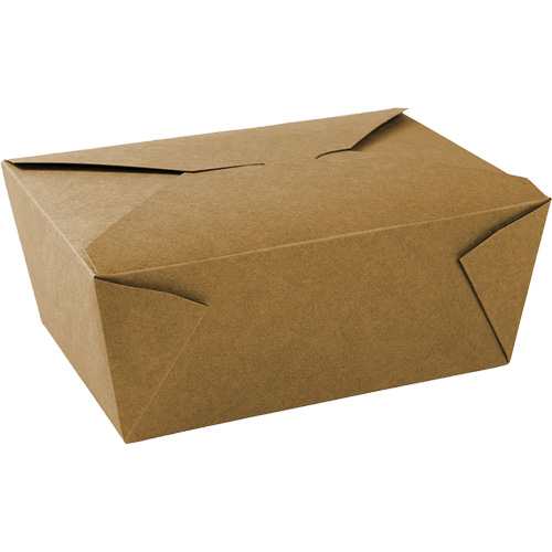 Kraft Take Out Food Containers, Corrugated, Rectangular Par Equipment