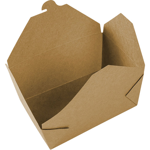 Kraft Take Out Food Containers, Corrugated, Rectangular Par Equipment