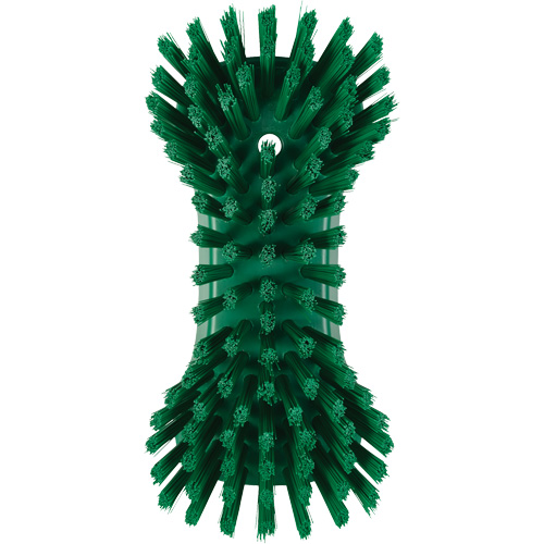 Brosse &agrave; main, Soies Tr&egrave;s ferme, Longueur de 9-1/10", Vert Par Equipment