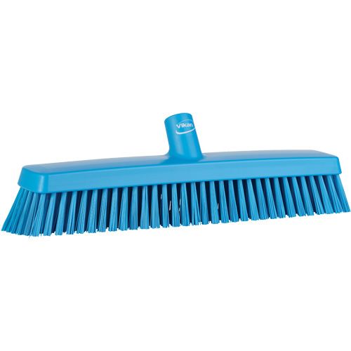 T&ecirc;te de balai-brosse, Crins Fin/Ferme, 16-1/2", Polyester/Polypropyl&egrave;ne, Bleu Par Equipment