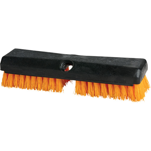 Cleaning Brush, 10" L, Polypropylene Bristles, Black/Red Par Equipment