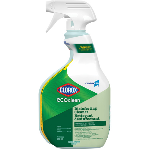 CloroxPro Clorox EcoClean Disinfecting Cleaner, 946 ml, Trigger Bottle Par Equipment