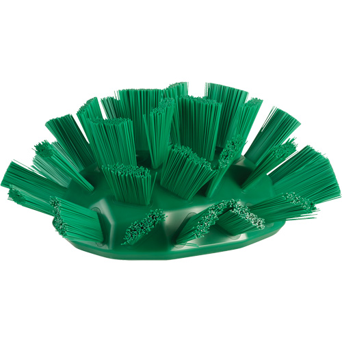 Brosse UST pour cuves, Soies Ferme, Longueur de 7-1/2", Vert Par Equipment