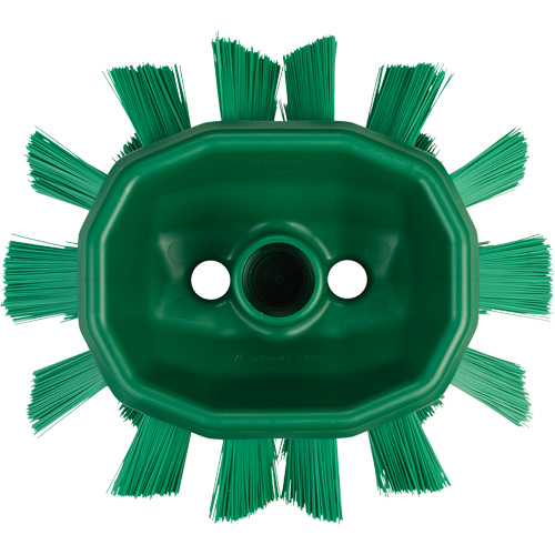 Brosse UST pour cuves, Soies Ferme, Longueur de 7-1/2", Vert Par Equipment