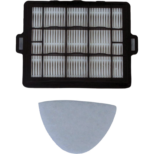 Ensemble de pr&eacute;filtre HEPA pour moteur et filtre d'&eacute;chappement en mousse pour aspirateur sac-&agrave;-dos Ergo et Ergo Pro Par Equipment