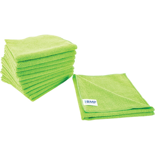 Dusting & Cleaning Cloth, Microfibre, Green Par Equipment