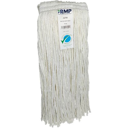 T&ecirc;te de vadrouille &eacute;troite &agrave; 4 plis, Rayonne, 12 oz, Style Coup&eacute; Par Equipment