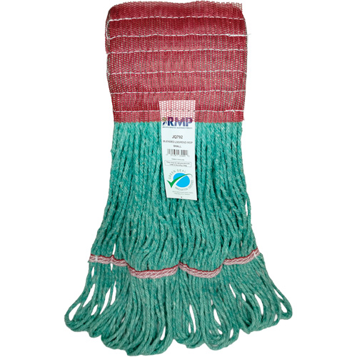 T&ecirc;te de vadrouille &agrave; bande large, Antimicrobien/Finition de plancher/Sp&eacute;cialis&eacute;, Coton/Rayonne/Synth&eacute;tique, Style Boucle Par Equipment