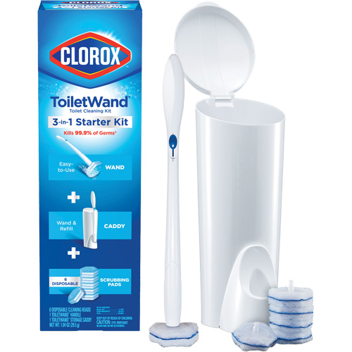Disinfecting ToiletWand Disposable Cleaner 3-in-1 Starter Kit Par Equipment