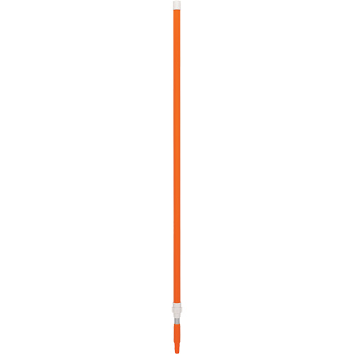 Handle, Broom/Brush/Dust Mop/Pad Holder/Scraper/Squeegee/Wet Mop, Orange, Telescopic, 62" - 109-2/5" L Par Equipment
