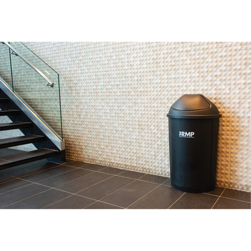 Half-Round Garbage Bin, Polyethylene, 21 US gal. Par Equipment