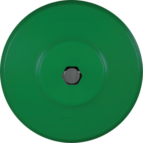 HyDrive Round Drill Brush, Extra Stiff Bristles, 3-1/10" Long, Green Par Equipment