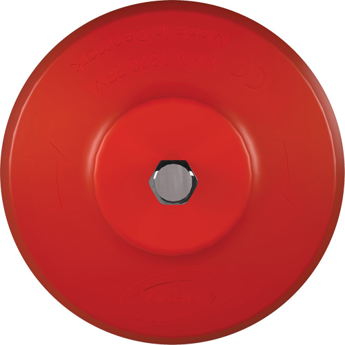 Brosse ronde HyDrive pour perceuse, Soies Tr&egrave;s ferme, Longueur de 3-1/10", Rouge Par Equipment