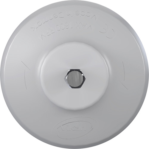 Brosse ronde HyDrive pour perceuse, Soies Tr&egrave;s ferme, Longueur de 3-1/10", Blanc Par Equipment