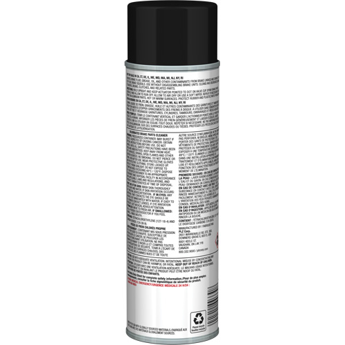Nettoyant pour pi&egrave;ces de freins Pro Line avec tr&egrave;s faible teneur en COV, Canette a&eacute;rosol Par Equipment