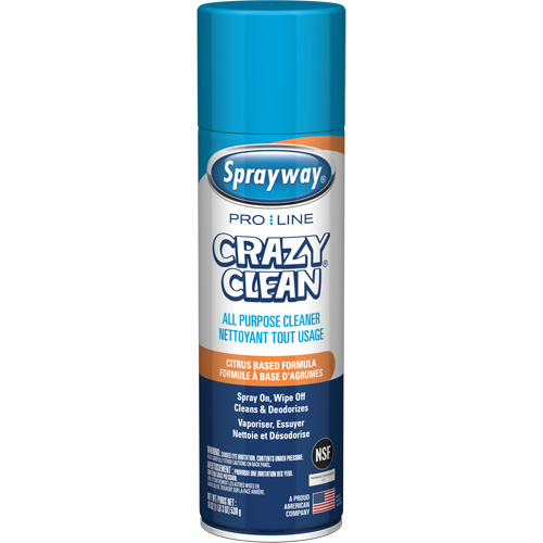 Nettoyant tout usage Pro Line Crazy Clean, 19 oz., Canette a&eacute;rosol Par Equipment