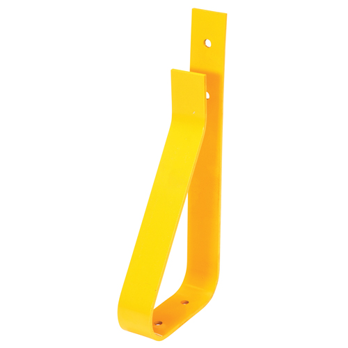 Rail Post, Steel, 10-3/4" L x 24" H, Yellow Par Equipment
