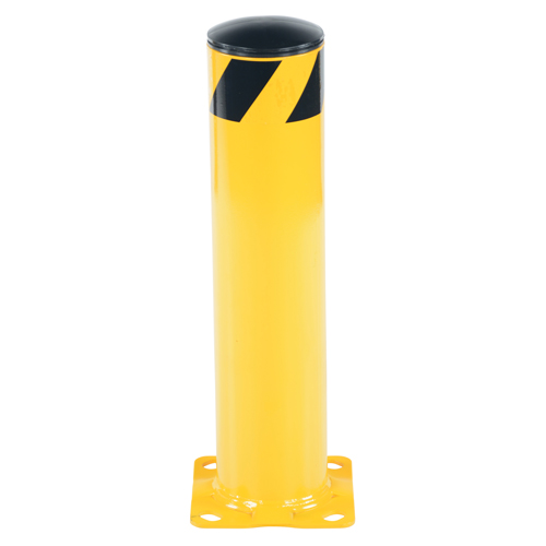 Butoir de s&eacute;curit&eacute;, Acier, 24" h x 5-1/2" la, Jaune Par Equipment