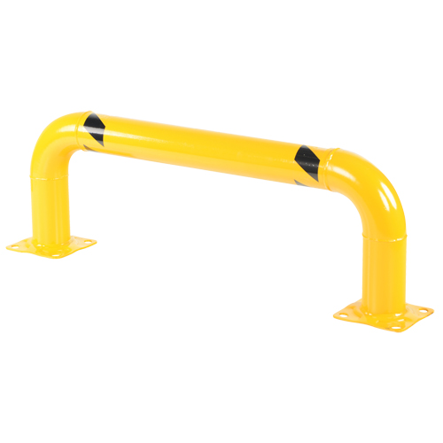 Low Profile Rack Guards, 4' W x 1.4' H, Yellow Par Equipment
