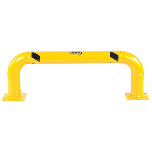 Low Profile Rack Guards, 4' W x 1.4' H, Yellow Par Equipment